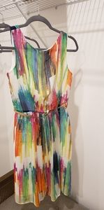 Bright multicolor dress by Ronni Nicole